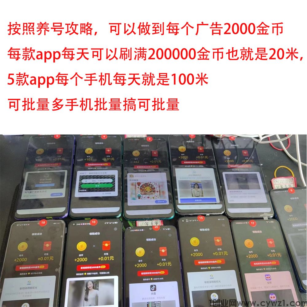 手赚福地，纯看广告赚米app，看一个广告2毛，一个app每天可撸20+