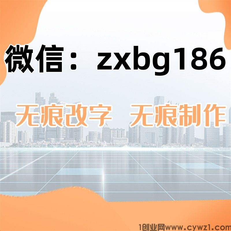 详版纸质征信报告无痕修改电子版pdf逾期怎么去除
