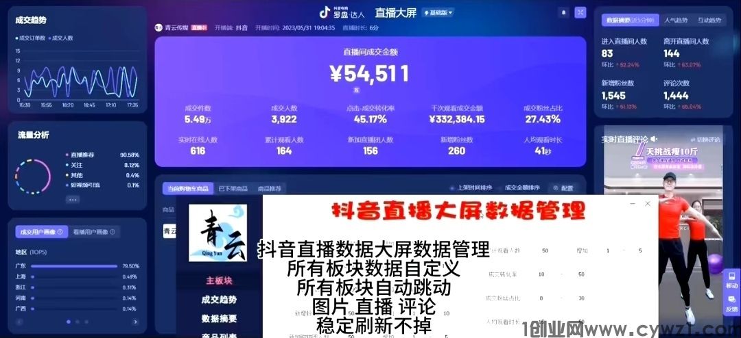 抖音数据大屏修改器，快手数据大屏修改器，抖音直播大屏修改器，快手直播大屏修改器，抖音数据修改器，快手数据修改器，最新版本