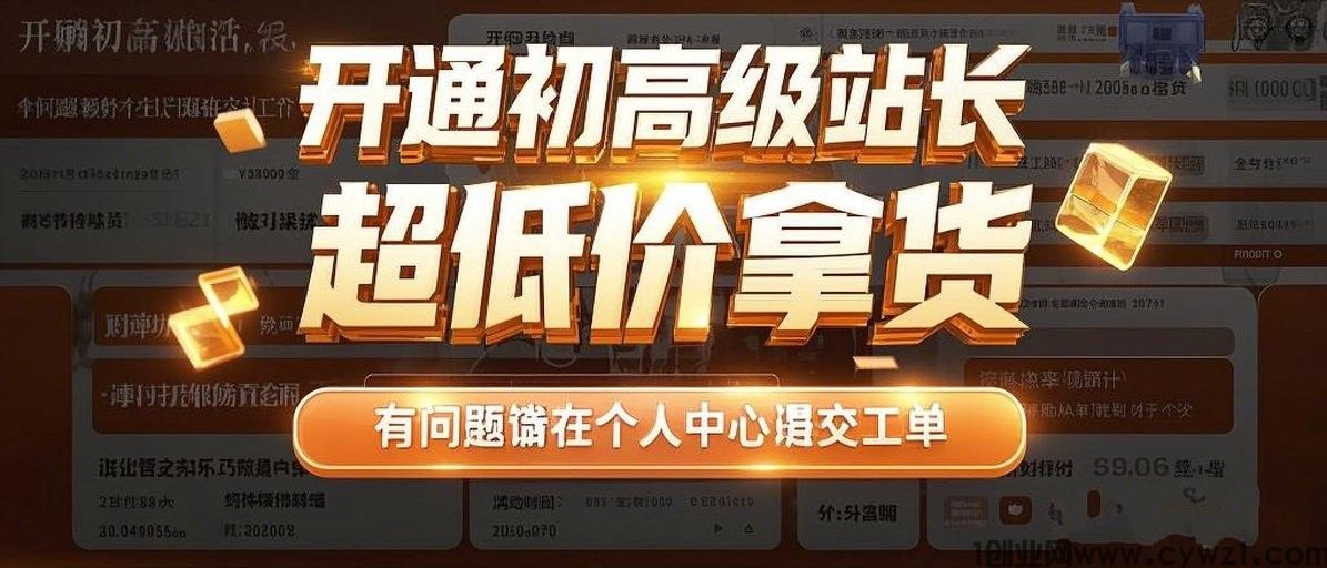 轻度分析开一个虚拟资源站分站如何赚的最快?适合小白宝妈