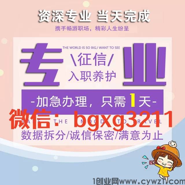 专业美化纸质征信报告满足您的需要