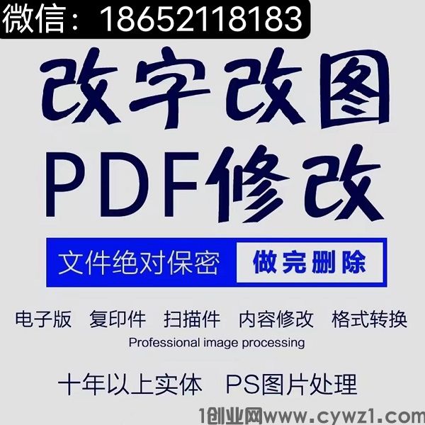 个人征信报告电子版pdf修改编辑器好用